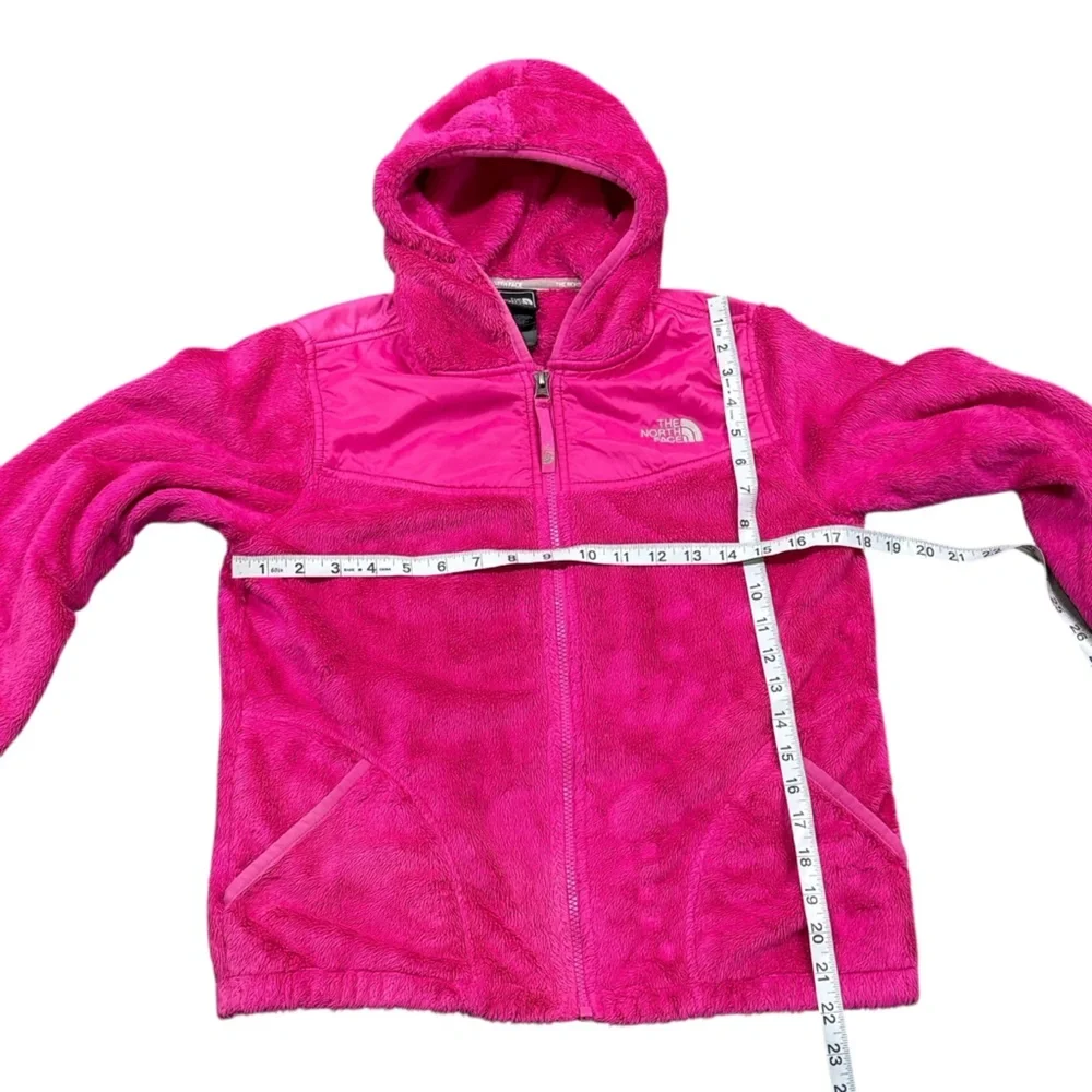 The North Face Pink Fleece Hooded Jacket Size Large Girl’s